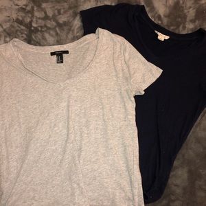 Two V-Neck T Shirts (free w/ any purchase)
